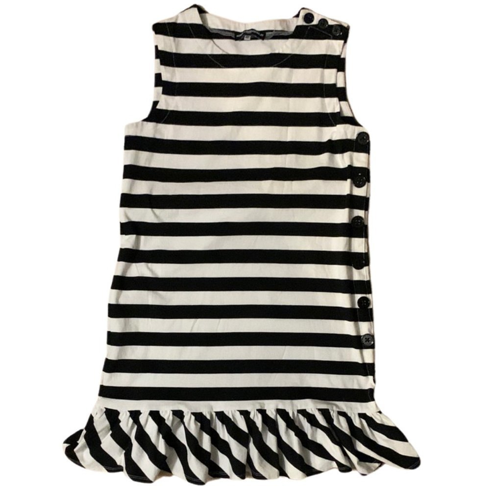 Karl Lagerfeld Striped Buttoned Dressed with Flare Size XXS Great Condition